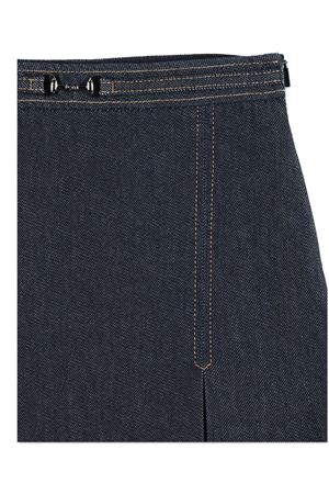 gonna in cotone denim GUCCI KIDS | 827450XDDCP4100
